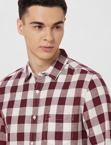 Image of United Colors of Benetton Men's Cotton Slim Fit Shirt