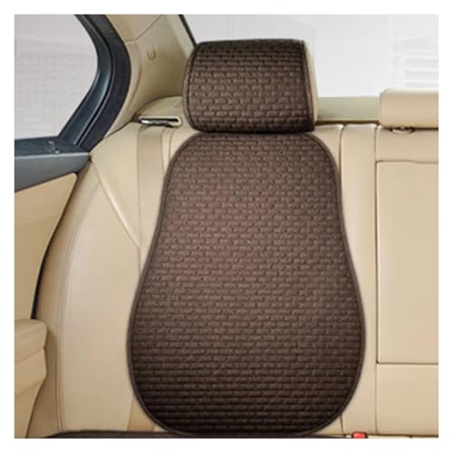 QRDKKL Funda Coche Asiento Funda Universal Asiento Coche Cojín Trasero Delantero Y Trasero Asiento Coche Protector Cojín Asiento Coche Falx Almohadilla Interior Coche(I 1 backrest)