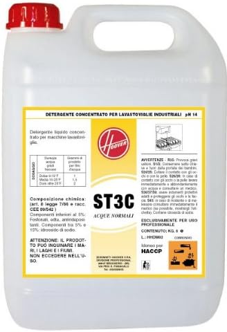HOOVER PROFESSIONAL ST3 C Liquid Detergent For Industrial Dishwasher