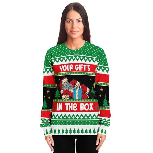 Your Gift's in the Box Santa Sweatshirt, alternative view 3
