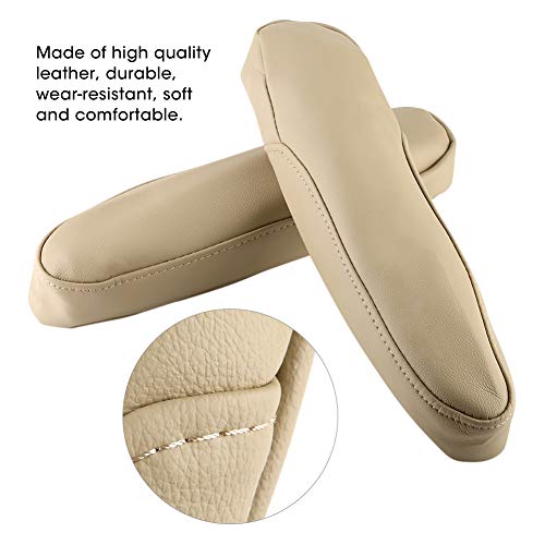 Image of PU Leather Armrest Cover for Car Front Seat, Soft WearProtector, Direct