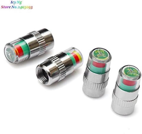 Kavas - Car Tire Air Pressure Valve Stem Caps Sensor Indicator For Audi A4 B6 A3 A6 C5 Q7 A1 A5 A7 A8 Q5 R8 TT S5 S6 S7 S8 SQ5