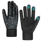 Atarni Fahrradhandschuh Herr Handschuhe Winterhandschuh Warm - Touch Screen Winddicht rutschfest Laufhandschuh Dünn Fleec Thermo Softshell Sporthandschuhe Frau Für Sport Running Fahrrad Joggt Outdoor