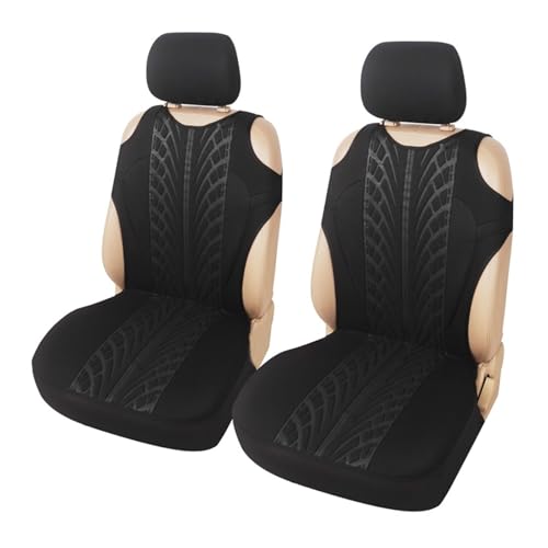 Housses de siege avant de voiture noires finition haut de gamme pour interieur Jeep Wrangler