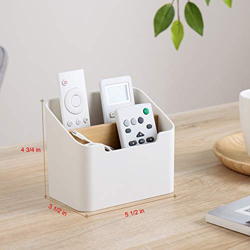 Image of Poeland Remote Control Holder Desk Storage Organizer Box Container for Desk, Office Supplies, Home