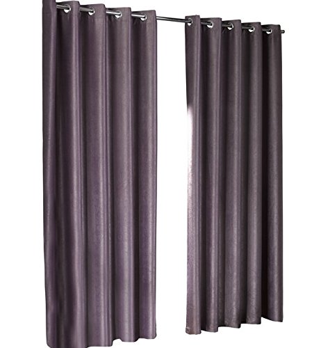 Emma Barclay Logan - Textured Woven Blackout Eyelet Curtains in Silver - Width 66 x Drop 54" (168 x 137cm) - Image 3