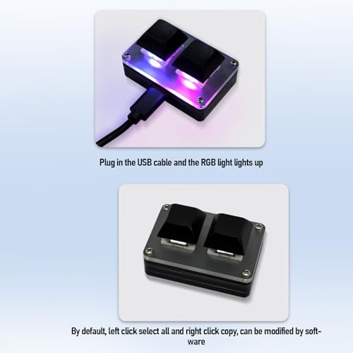 Teclado Compacto Focketk2g3mgidt0 USB-C RGB miniatura 3