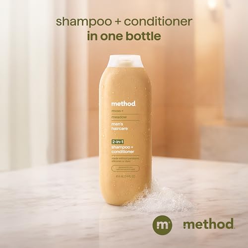 method men 2-in-1 Shampoo and Conditioner, Moss + Meadow, 14 fl oz - image 9