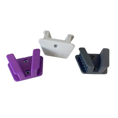 Acmedent 03211201 6Pcs Adult Blocks Mouth Prop Children Bite Block Dental Medium Props Grey/Purple/Black Non-Latex Stainless Steel Inner Silicone 134℃ 3Colors thumb #6