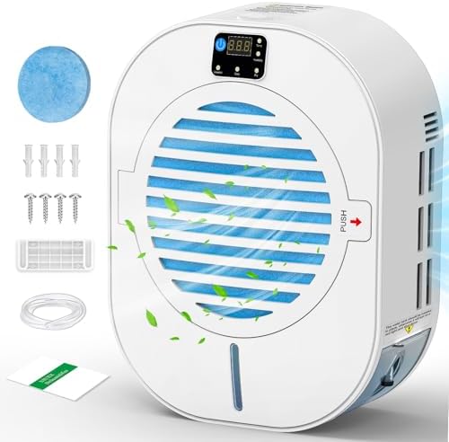 Humidificateur D'air 1,8 L, Déshumidificateur électrique Silencieux