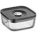Produktbild WMF Depot Fresh Vorratsdose, 15 x 15 cm, rechteckig, Glas, Vorratsglas, luftdichter Aroma-Deckel, Frische-Ventil, Frischhaltedose zum Vorbereiten, Aufbewahren und Servieren