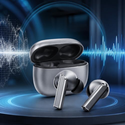 Image of J37 Air Tiger Pro TWS Wireless Bluetooth Earbuds with ENC Noise Reduction, HD Stereo Sound, Touch Control, Type-C Fast Charging, Low Latency Gaming, Voice Assistant & Long Battery Life