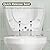 EaziRinsy 17" Tall Toilets Elongated High Toilet for Seniors & Disabled, Rough in 12" Toilets for Bathrooms with Comfort Chair Seat & 1.28 GPF (Round Tall Toilet)