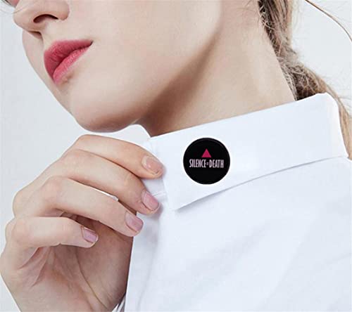Image of Silence equals death Enamel Pin Brooches Metal Brooch Pins Badge Collar Jewelry Lapel Pin