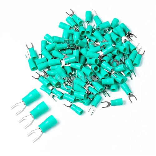 Terminales de pala aislados SV de engarzado para conectores de cables eléctricos AWG 22-16
