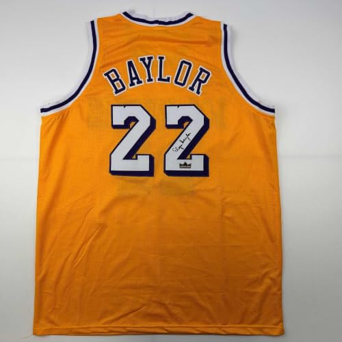 Elgin Baylor Autographed Reprint Jersey