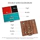 GECKO Cajon, Cajon Drum, Portable Cajon - Doppelseitiges Design | Eine Seite mit Triple Bongo Tönen, One Side Guitar String Cajon Sound | Hand oder Brush Play | Aus Birke und Walnuss | Inklusive