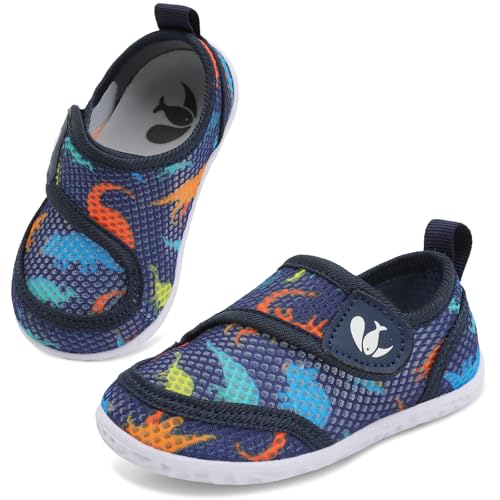 Image of FEETCITY Toddler Water Shoes Boys Girls Swim Shoes Quick Dry Kids Aqua Socks Barefoot for Beach Swimming Pool