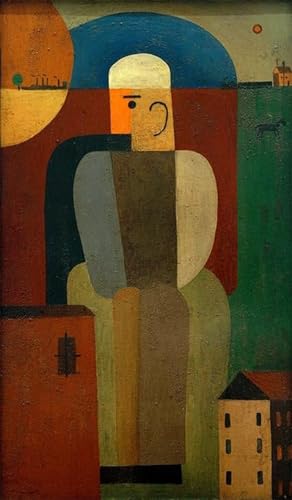 Impressions d'art mural de prestige Arbeitsmann par Wilhelm Seiwert affiche de collection 60x90