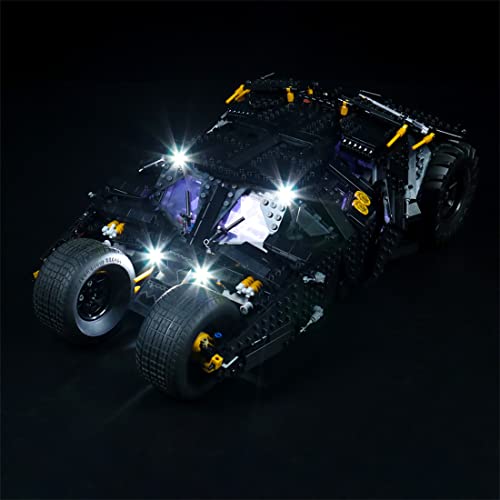 TopBrixx LED Beleuchtungsset für Lego Batmobile Tumbler 76240, LED Licht für Lego 76240 (Lego Modell Nicht Enthalten)