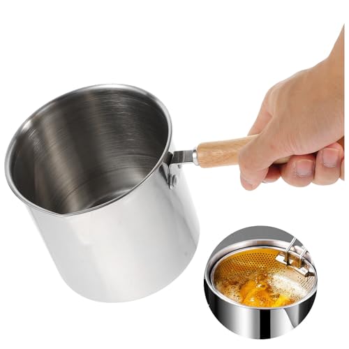 Mini friteuse en acier inoxydable durable avec panier robuste et ergonomique - 5