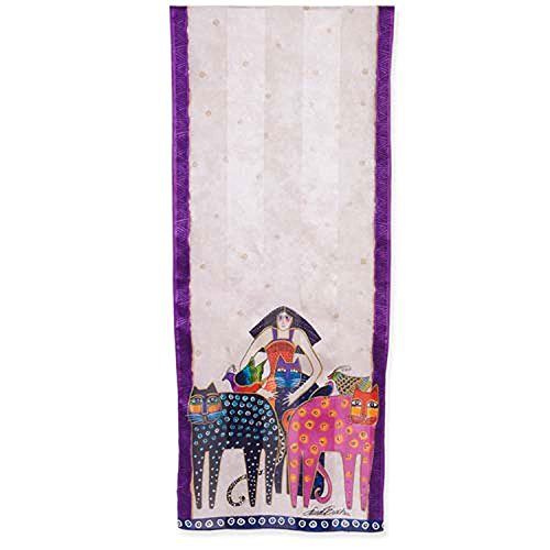 Eta and friends Cats Laurel Burch Silk Scarf