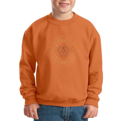 Sweatshirt enfant singe confortable anti-irritation zodiaque - 2