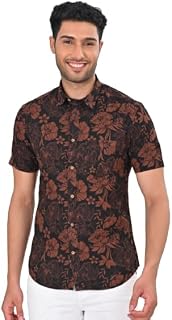 Indian Terrain Cotton Half Sleeve Printed Shirt by Indian Terrain