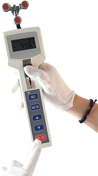 Digital Wire Tension Meter Yarn Fiber Tension Gauge Wire Cable Tensionmeter with Tension Range 50 to 2500 cN Measuring Head Width 116mm Thickness Adjustment Function USB Communication Function