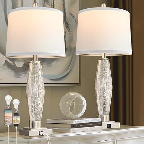QiMH Table Lamps Set of 2 Cover
