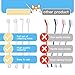 Dog Toothbrush Brushing Kit, Cat Tooth brushing Kit, Suitable for All Cats and Dogs Dental Care. White, Soft Bristles, Pet Toothbrush Kit Meets All Cleaning Needs, Multi-Functional Dental Cleaning