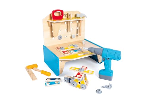 Hape Little Engineer's Workbench, jouet d'imitation pour développer la motricité fine