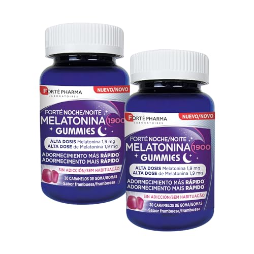 Sueño. Forté Noche Melatonina 1900 Flash Gummies, 60 gummies. Forté Pharma
