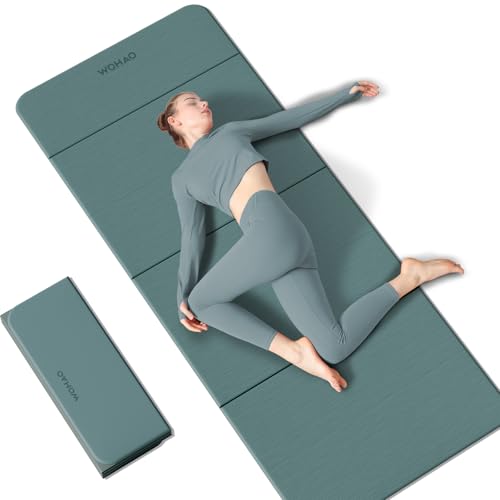 Image of 7-Fold Yoga Mat 70 inchx24 inch - 1 /2 Inch Thick Folding Exercise Mat, Compact Non-Slip TPE Mat for Travel, Storage, Yoga & Home Gym, Lightweight & Portable