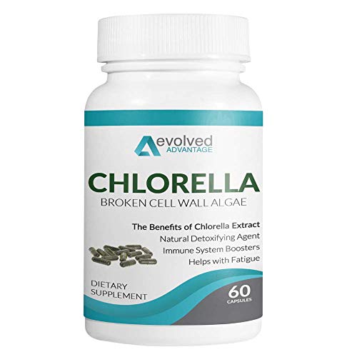 Chlorella Extract Tablets - 600mg Per Serving - Immune Support â€“ Broken Cell Wall Algae Superfood â€“ Complete Protein Source- Organic and Non-GMO - Dietary Supplement - 60 Capsules