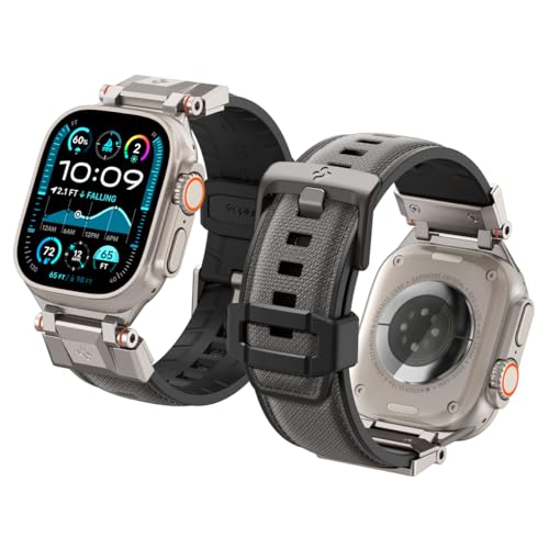 Bracelet Spigen DuraPro Armor en métal pour Apple Watch Ultra et Series en gris