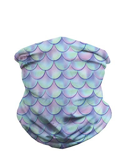 iHeartRaves Pastel Plurmaid Multi-Functional Seamless Face Mask Bandana