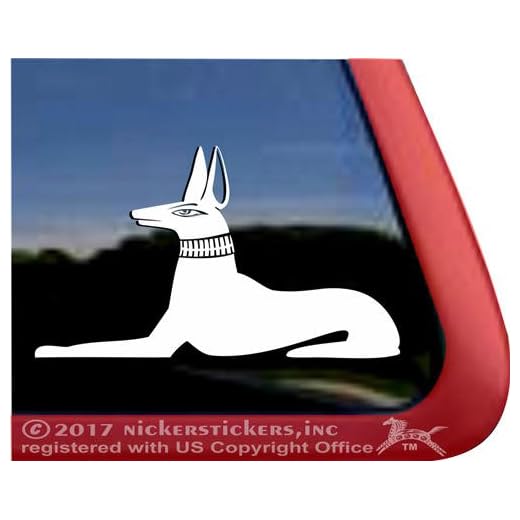 Egyptian Dog Pharaoh Hound Sight Hound All Weather Vinyl Dog Decal Sticker