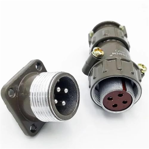 Conector P20 de 3 pines socket de 20mm hembra macho P20K3Q enchufe circular 5