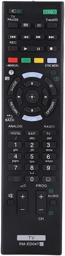 Universal Remote Control, Remote Control Replacement, Controller for Sony LCD LED Smart, TV, RM-ED047
