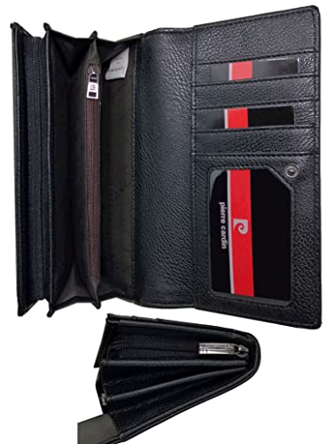 Portafoglio Donna In Similpelle Spazioso - Con Scatola Regalo, Doppia Misura - Foto 2