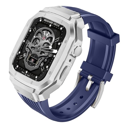 [CABOBE] �R���p�`�u�� Apple Watch �o���h �Ή� 44mm 45mm �A�b�v���E�I�b�` �o���h �P�[�X �����f�ސ� �A�b�v���E�I�b�` �x���g �A�b�v���E�H�b�` �o���h ��̌^ �S�ʕی� �X�|�[�c�o���h Apple Watch SE ���