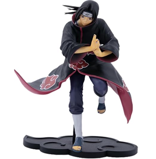 FIGURINE UCHIHA ITACHI 30 cm avec corbeaux 3D Collection animé manga Naruto EUR 31,99 - FR