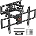 Produktbild ELIVED Schwenkbare Neigbare TV Wandhalterung für 37-70 Zoll LED, LCD, OLED, Plasma TVs (Flach & Curved) bis zu 45kg mit Max VESA 600x400mm, Bewegliche Doppel Arm Fernseher Wandhalterung EV015