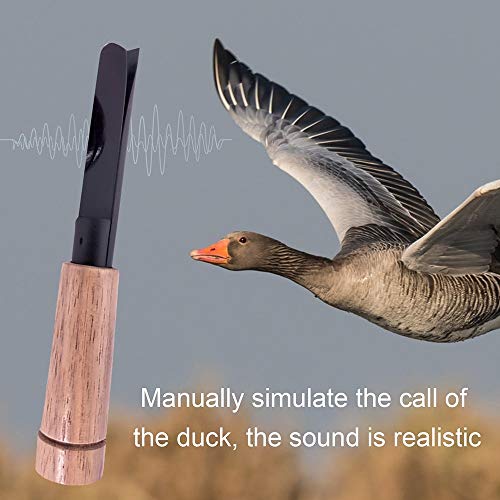Foto von Entenpfeife, Hölzern Gans-Entenlocker, Outdoor-Jagd Camping Entenruf Lockvogel Rookrufer Jägerpfeife für Wildgans Stockente Fasan