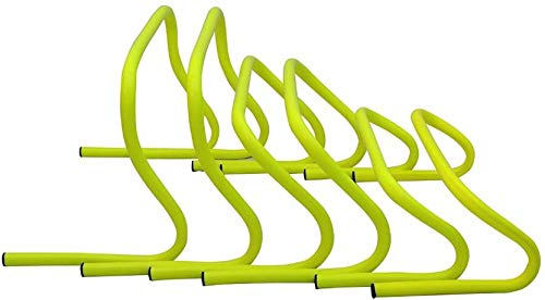 Midoff® Hurdles 12 inch| Hurdles for Training|Hurdle Set|Agility Hurdles|Fitness|Fotball|Games PVC Pipe,Water Proof,12 INCH Hurdles Pack of 6 by Cosmic Enterprises Midoff 1