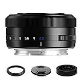 Picture of TTArtisan AF 27mm F2.8 Auto Focus Lens APS-C Camera Lens Compatible with for Sony E-Mount Mirrorless Cameras A5000 A5100 A6000 A6100 A6300 A6400 A6500 A6600 NEX-3 NEX-3N NEX-3R NEX-5T (Black) (Black)