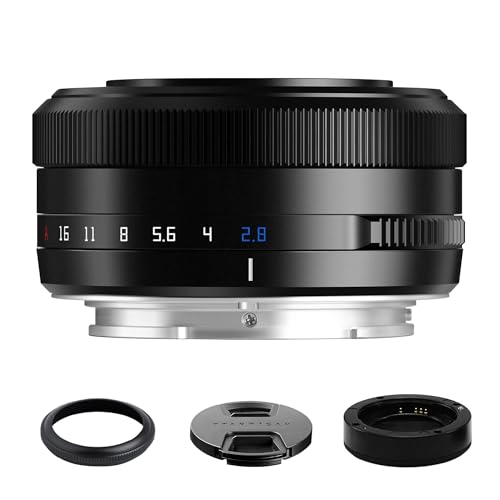 TTArtisan AF 27mm F2.8 Auto Focus Lens APS-C Camera Lens Compatible with for Sony E-Mount Mirrorless Cameras A5000 A5100 A6000 A6100 A6300 A6400 A6500 A6600 NEX-3 NEX-3N NEX-3R NEX-5T (Black) (Black)