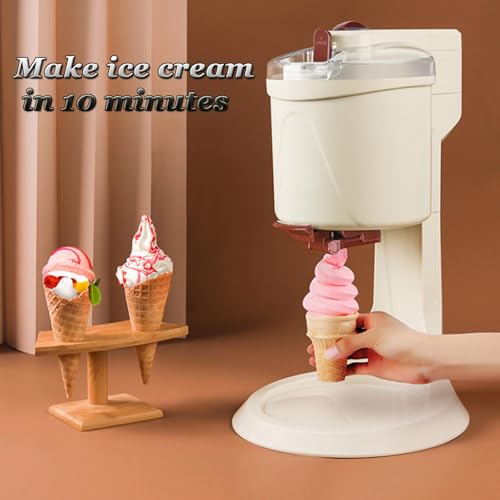 Haushalts-Eismaschine,Softeismaschine,automatische Mini-Frucht-Softeismaschine für die Küche zu Hause, tragbare Mini-Mixer-Eismaschine-220V – Bild 3