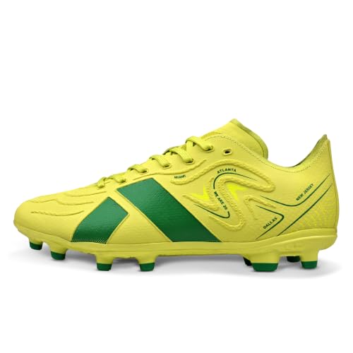Image of Nivia Ashtang 3.0 Football Studs for Men, TPU Fusion Upper, 3D Emboss Control Texture, Knitted Collar, TPU Multi-Round Stud Outsole, Firm Ground Football Shoes